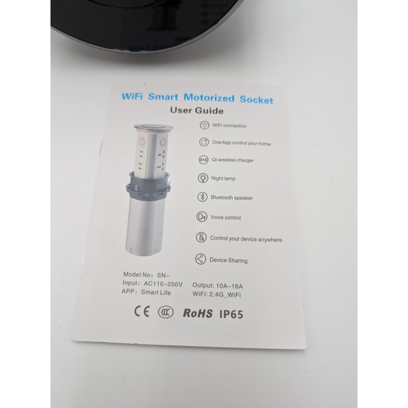 WiFi Smart Motorized Socket (Model SN-6GD/AM) New Without Box Tested - Picture 2 of 8